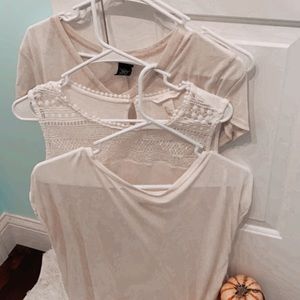 White/cream shirts bundle